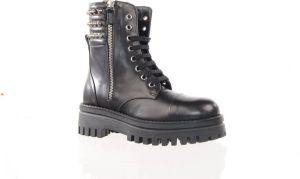 MAURY dames bikerboot zwart