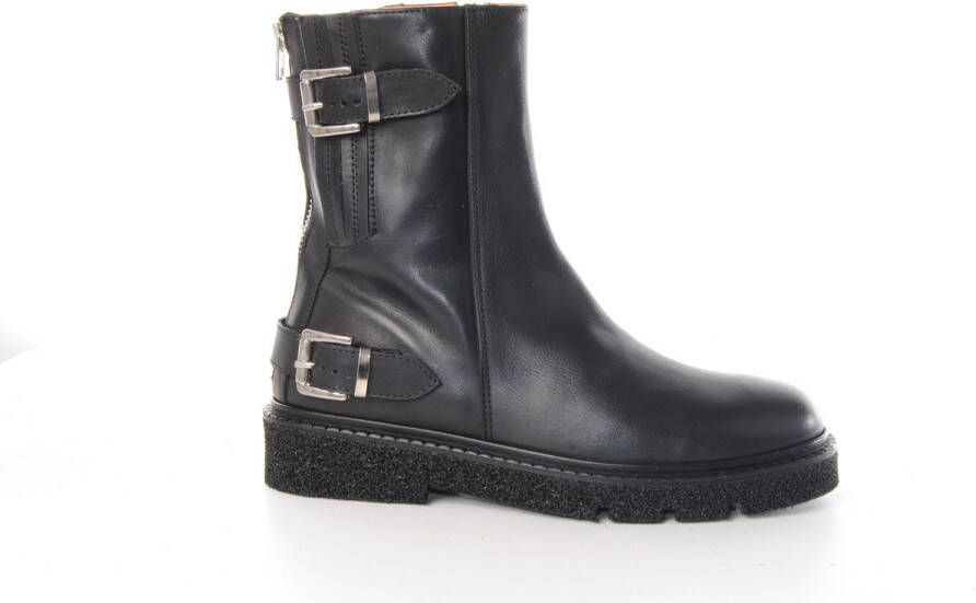 MAURY dames boot Jacotte leder zwart
