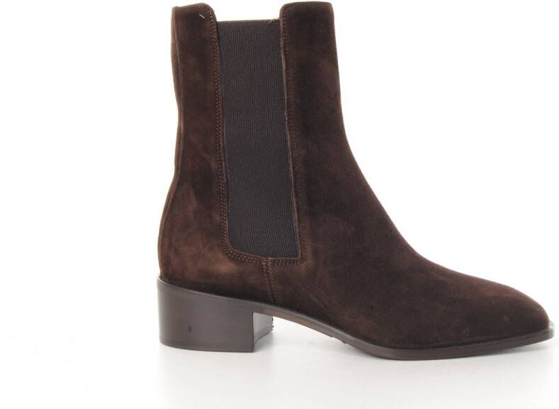MAURY dames chelsea boot Ariel suède bruin