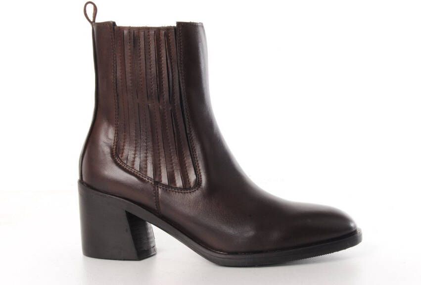 MAURY dames chelsea boot bruin leder