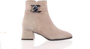 MAURY dames enkellaars beige