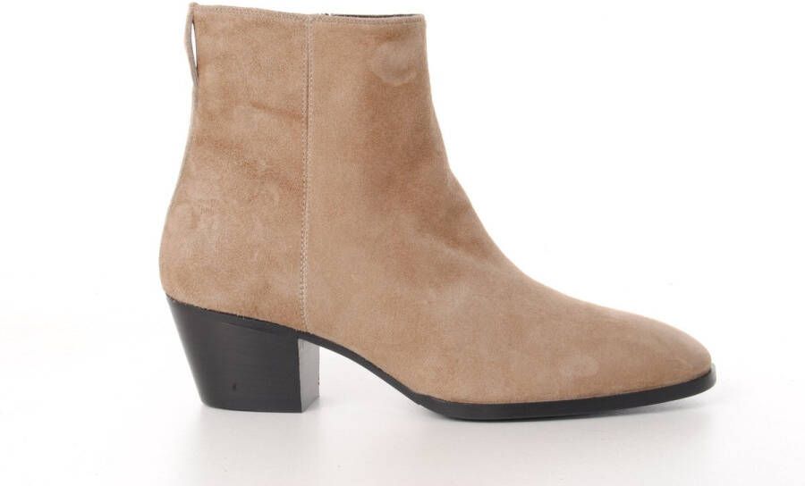 MAURY dames enkellaarsje felicity suède beige