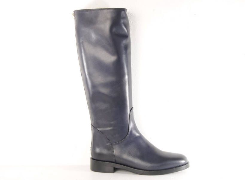 MAURY dames laars Soudin leder blauw