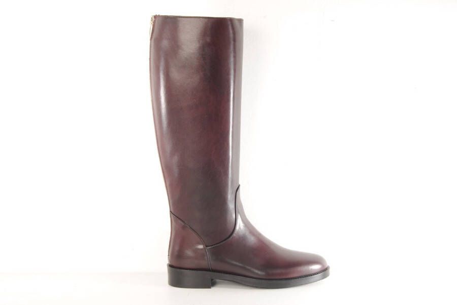MAURY dames laars Soudin leder bordo