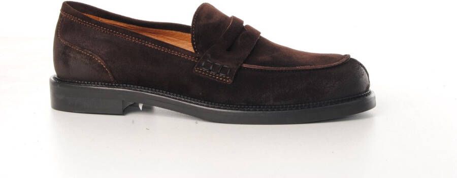 MAURY dames loafer Atomic bruine suède
