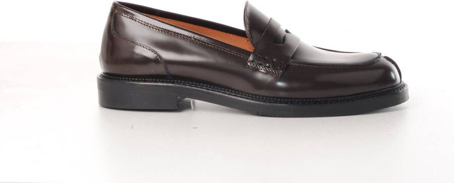 MAURY dames loafer Atomic gepollierd leder bruin