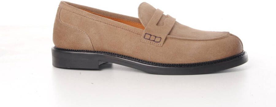 MAURY dames loafer Atomic taupe suède