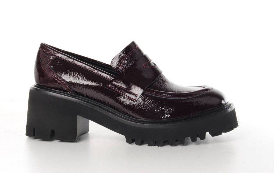 MAURY dames loafer Lassiter naplakleder bordo