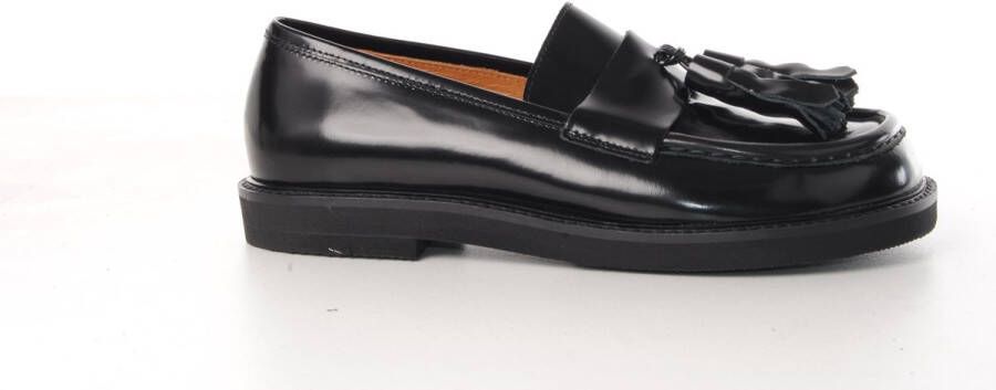 MAURY dames loafer Patanegra gepollierd leder zwart