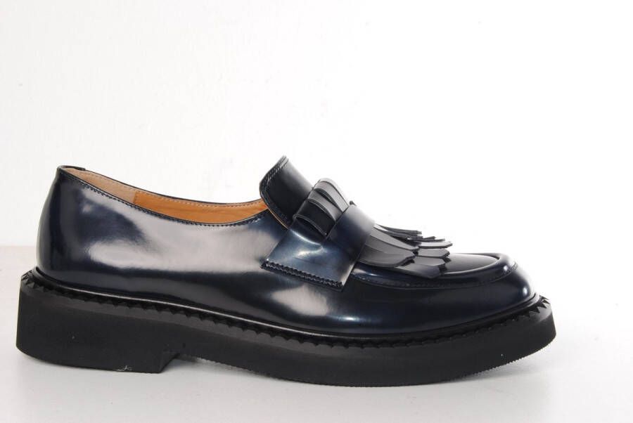 MAURY dames loafer Regatta gepolierd leder blauw
