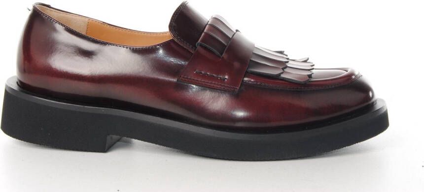 MAURY dames loafer Regatta gepolierd leder bordo