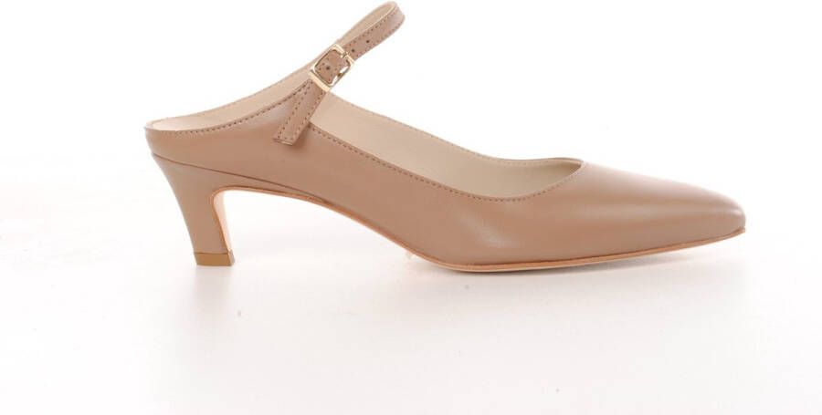 MAURY dames pumps Millie taupe leder