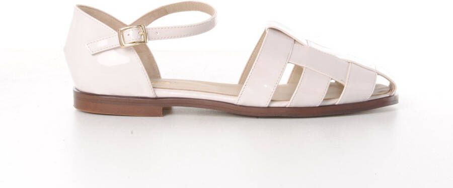 MAURY dames sandaal Holapola beige lakleder