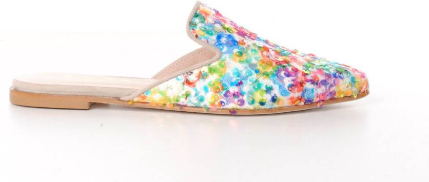 MAURY dames slipper Salsa paillettes multi