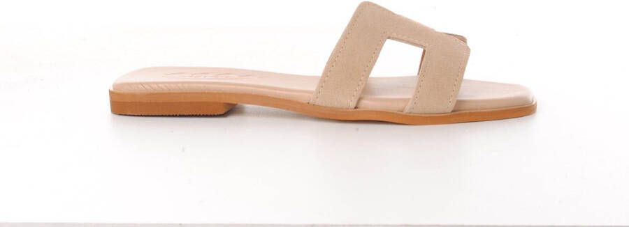 MAURY dames slippers Joy beige sède