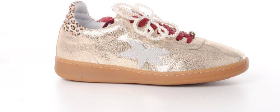 MAURY DAMES SNEAKER HANIWA METALLIC PLATINA