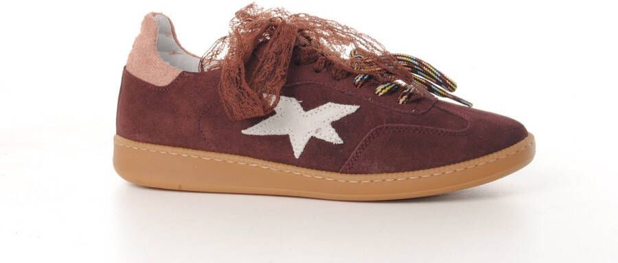 MAURY DAMES SNEAKER HANIWA SUEDE BORDO