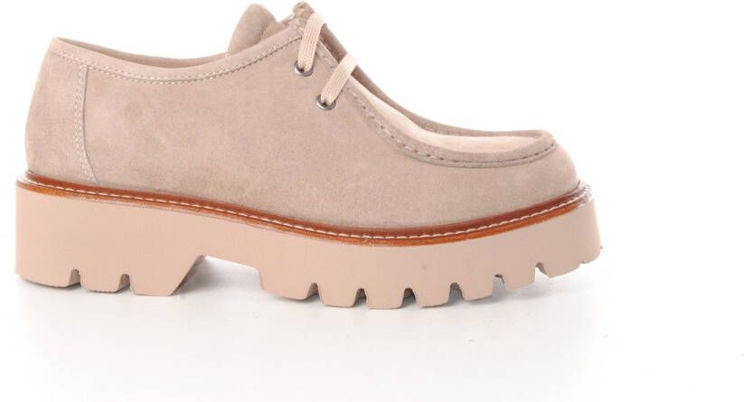 MAURY dames veterschoen Rodania Mol suède beige