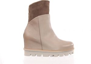 MAURY damesboot met wedge taupe