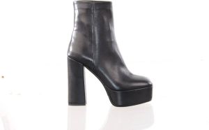 MAURY damesboot plateauzool zwart