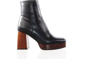 MAURY elegante dames plateaulaars zwart