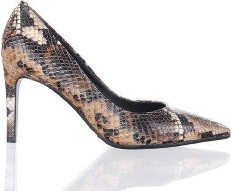 MAURY elegante damespump slangenprint