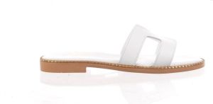 MAURY elegante damesslipper wit