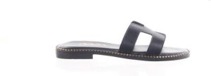 MAURY elegante damesslipper zwart