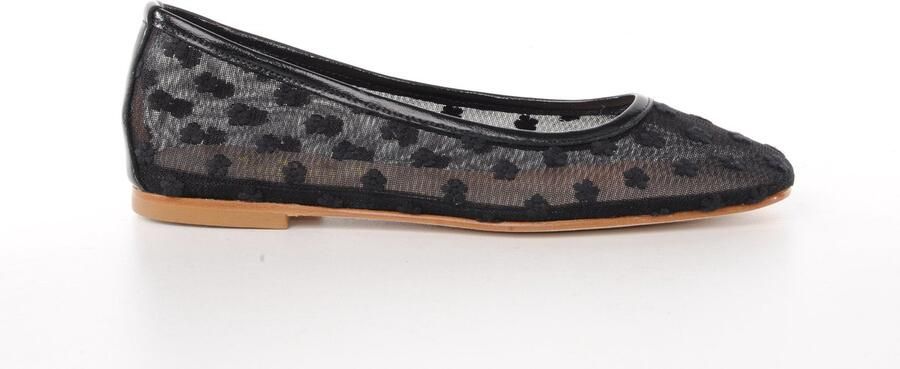 MAURY dames ballerina Fairy textiel zwart