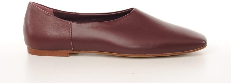 MAURY dames ballerine Ormai leder bordo