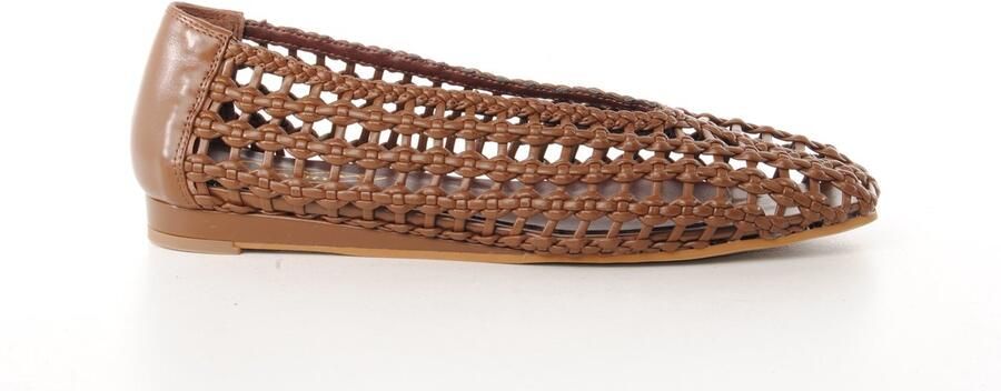 MAURY dames ballerine Yvette vegan bruin