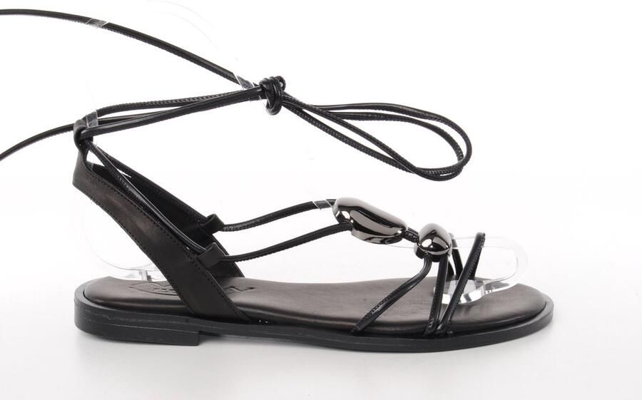 MAURY dames sandaal Circonflexe leder zwart