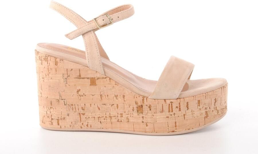 MAURY dames sandaal Dalida sandal suède beige