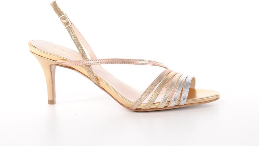 MAURY dames sandaal Deauville metallic leder multicolor