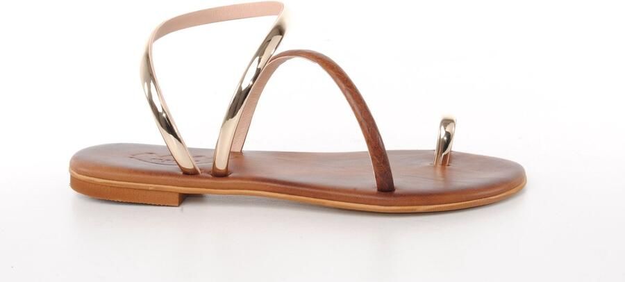 MAURY dames sandaal Domina leder bruin