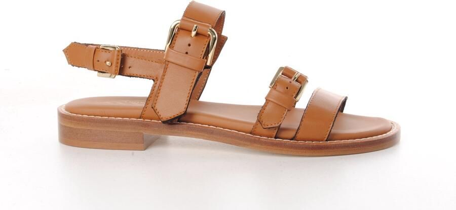 MAURY dames sandaal Eliane leder naturel