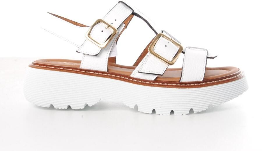 MAURY dames sandaal Fusion leder wit