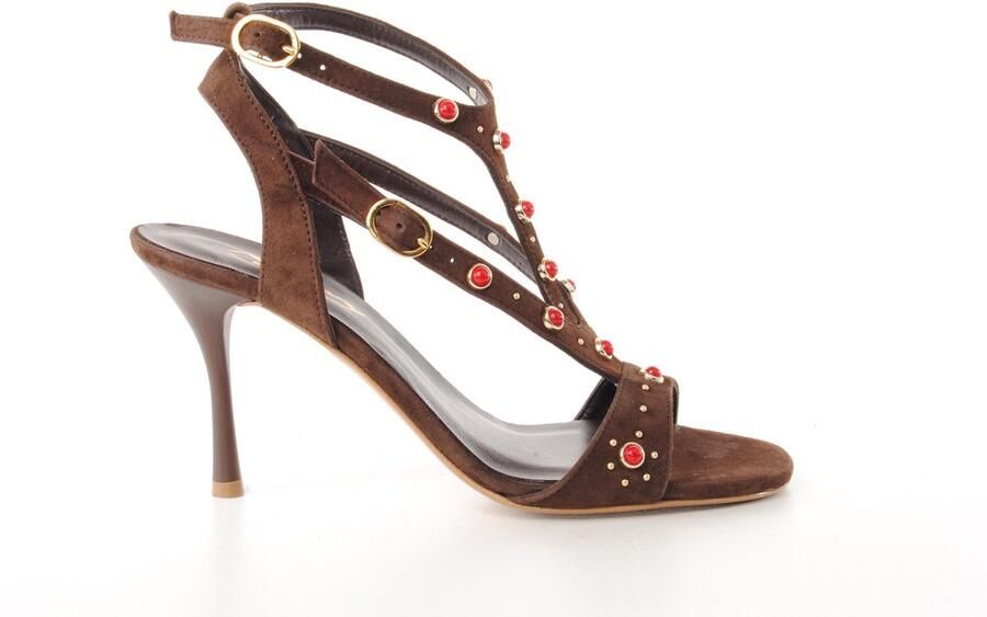 MAURY dames sandaal Salobre suède bruin