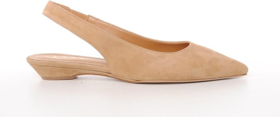 MAURY dames slingback Eureka suède camel