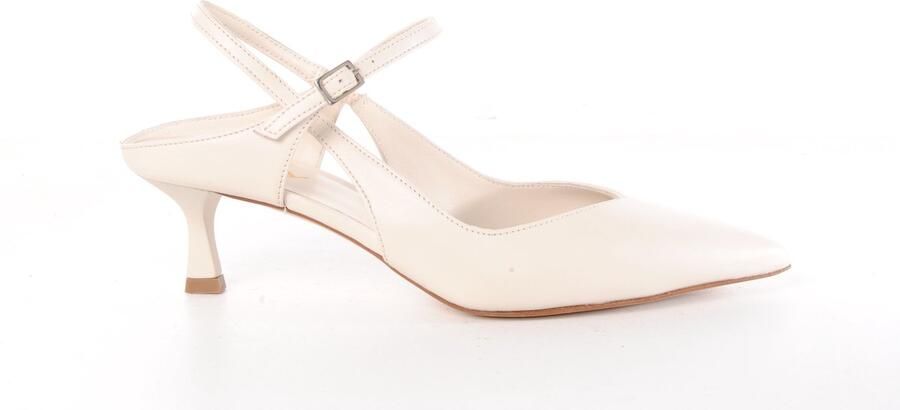 MAURY dames slingback Honfleur leder ecru