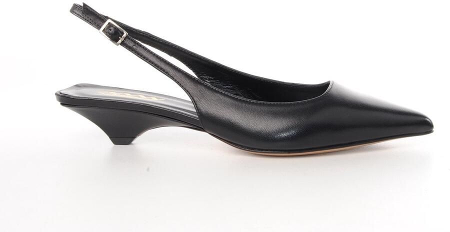MAURY dames slingback Letouquet leder zwart
