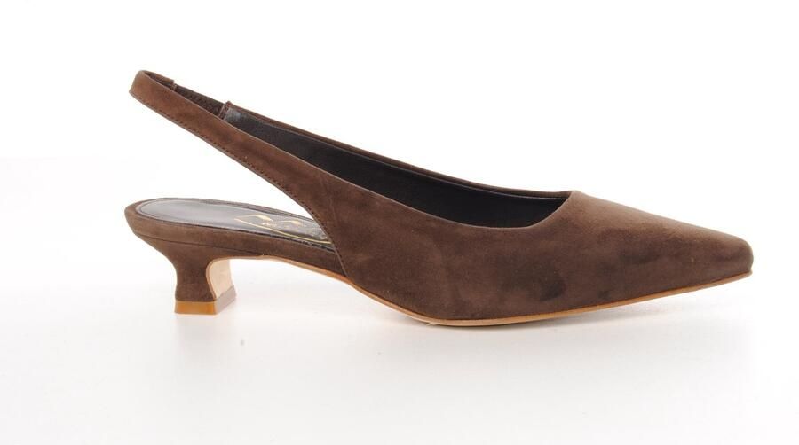 MAURY dames slingback Tarifa suède bruin
