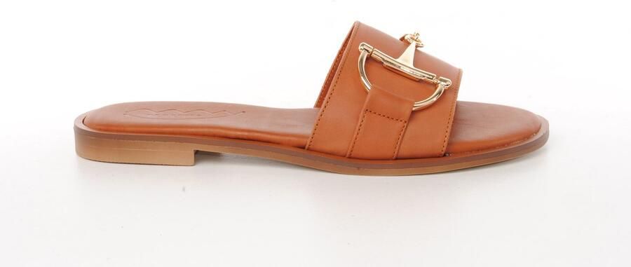 MAURY dames slipper Bistro leder naturel