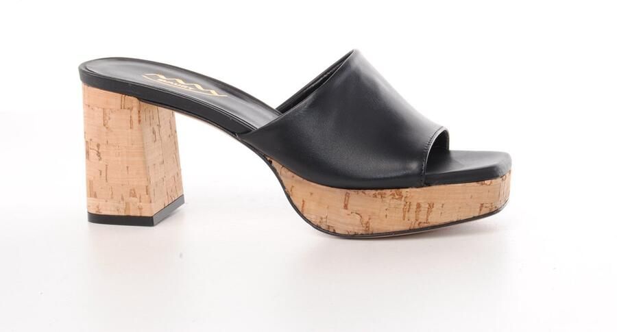 MAURY dames slipper Brest Mule leder zwart