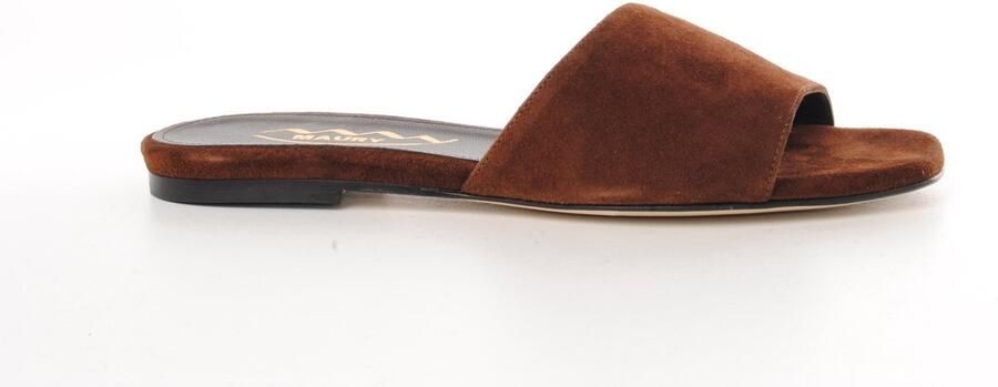 MAURY dames slipper Dipsy suède bruin