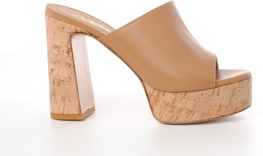 MAURY dames slipper Isigny leder camel