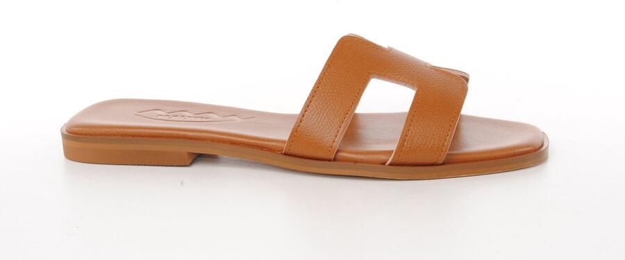 MAURY dames slipper Joyceline leder naturel