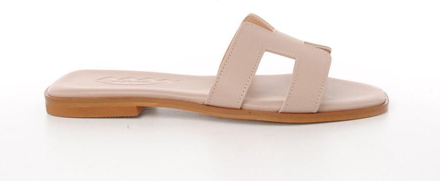 MAURY dames slipper Joyceline leder taupe