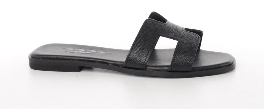 MAURY dames slipper Joyceline leder zwart