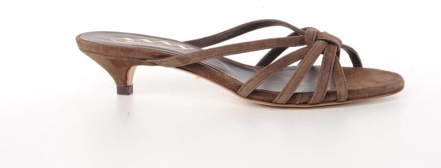 MAURY dames slipper Olga suède bruin